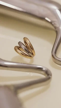 Bijoux|Balzac Bague Faustine Dore Coeur Noir