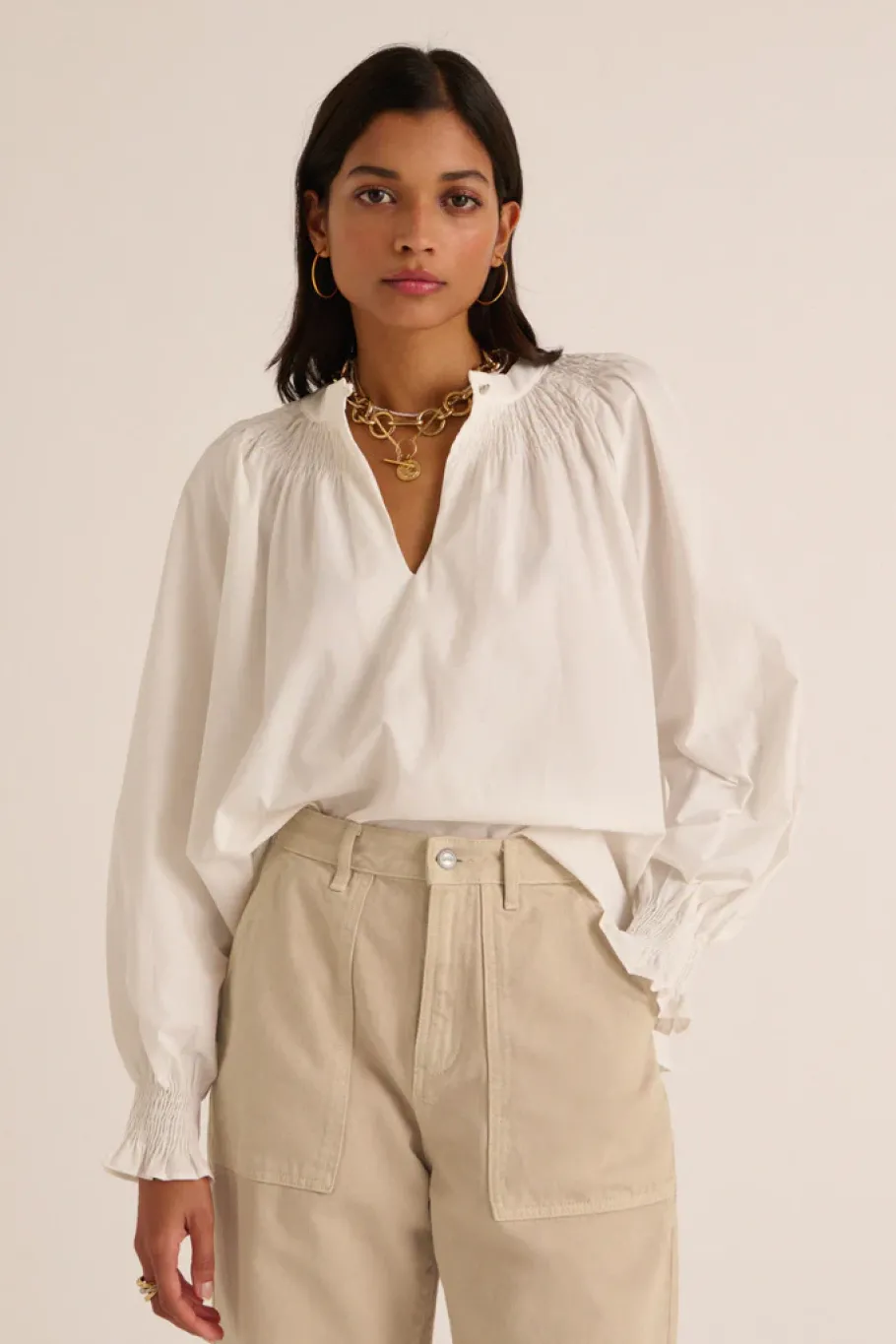 Chemises Et Blouses|Balzac Blouse Regal Blanc