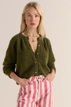 Pulls Et Cardigans|Balzac Cardigan Come Vert Foret