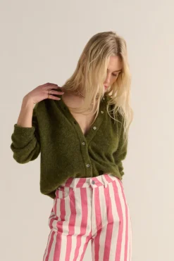 Pulls Et Cardigans|Balzac Cardigan Come Vert Foret