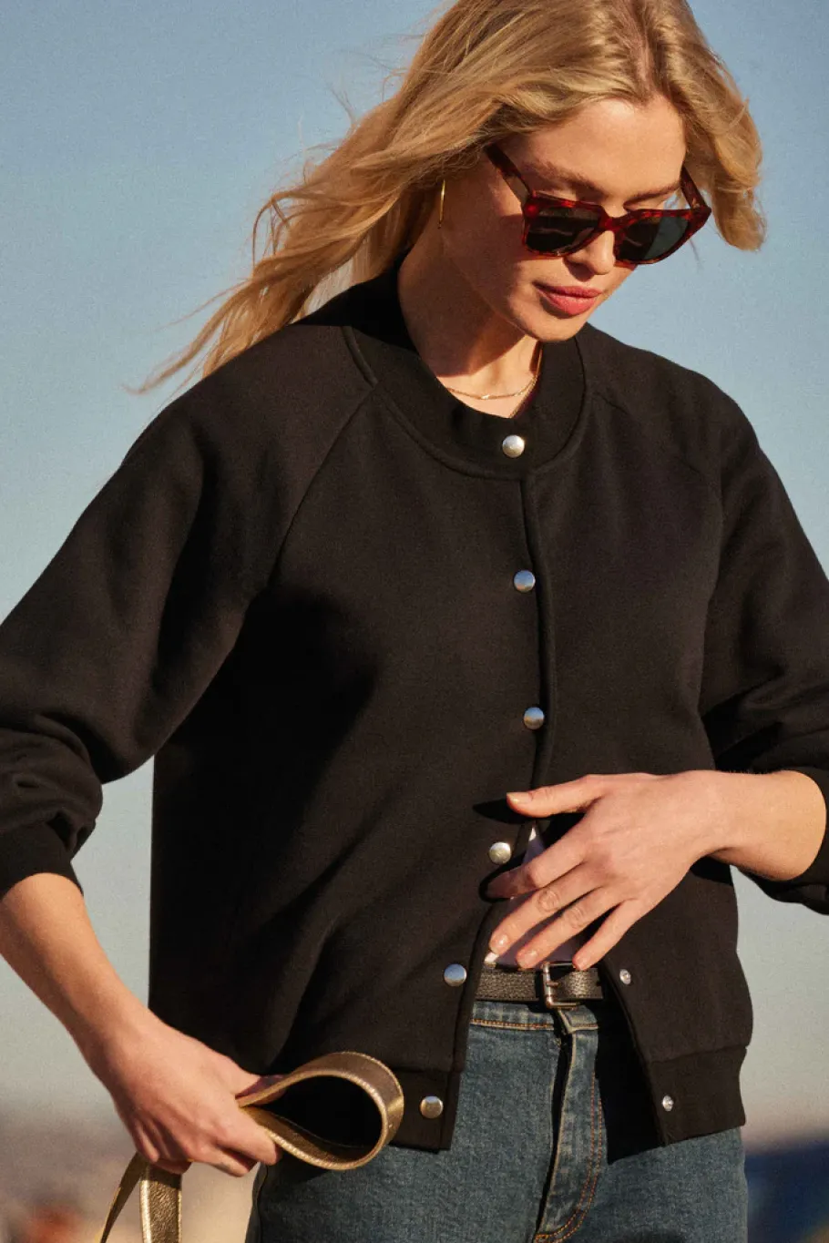 Sweatshirts|Balzac Cardigan Douillet Noir