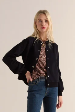 Sweatshirts|Balzac Cardigan Douillet Noir