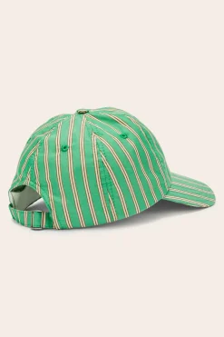 Casquettes Et Foulards|Balzac Casquette Espoir Rayures Vert Et Orange