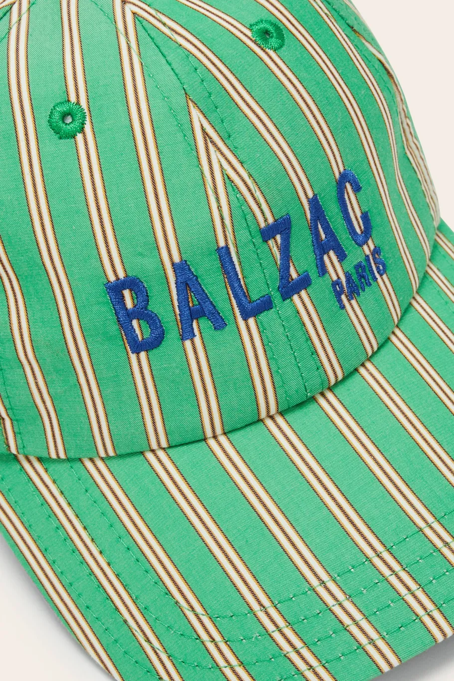 Casquettes Et Foulards|Balzac Casquette Espoir Rayures Vert Et Orange