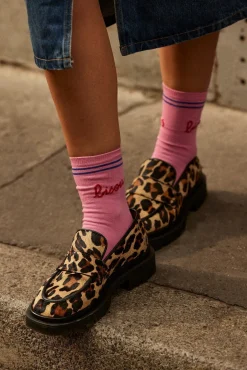 Chaussettes|Balzac Chaussettes Love Bisou Rose Et Bleu
