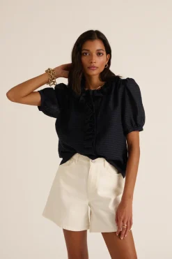 Chemises Et Blouses|Balzac Chemise Baignade Carreaux Marine