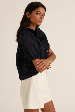 Chemises Et Blouses|Balzac Chemise Baignade Carreaux Marine