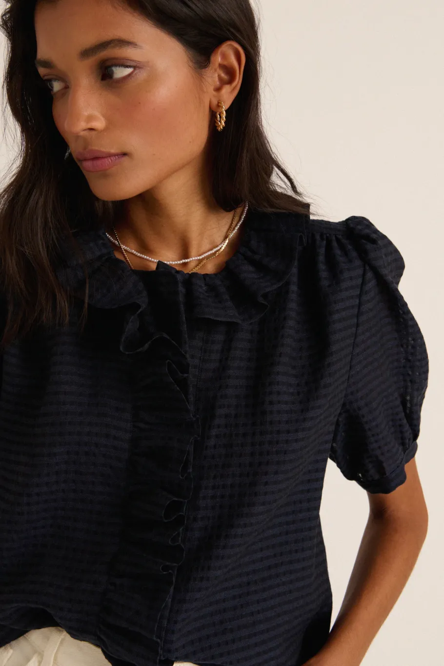 Chemises Et Blouses|Balzac Chemise Baignade Carreaux Marine