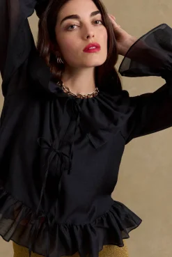 Chemises Et Blouses|Balzac Chemise Belva Noir