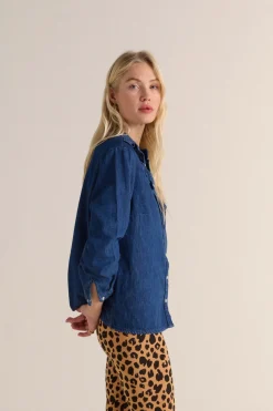 Chemises Et Blouses|Balzac Chemise Blanche En Jean