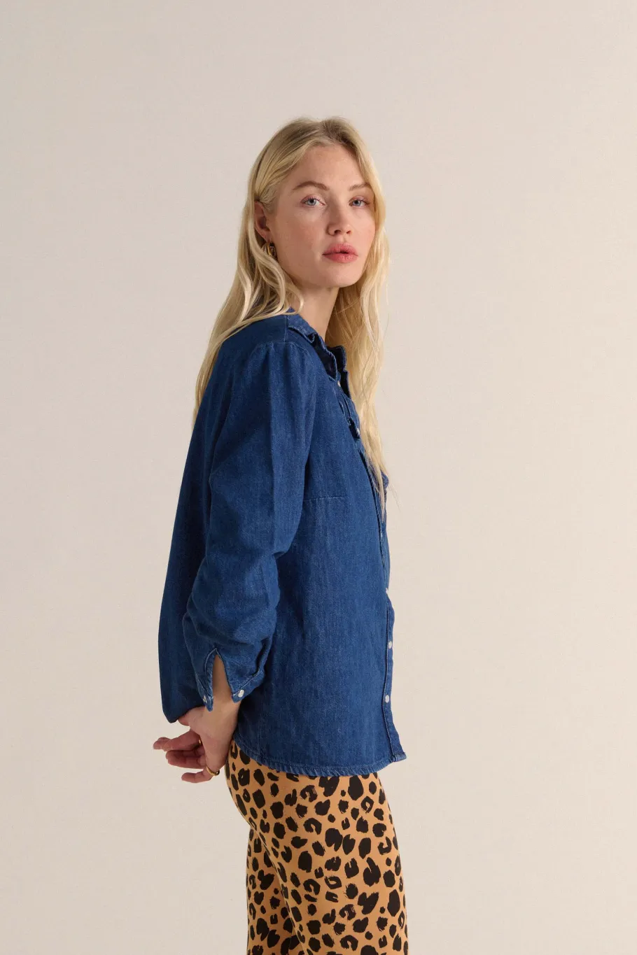 Chemises Et Blouses|Balzac Chemise Blanche En Jean