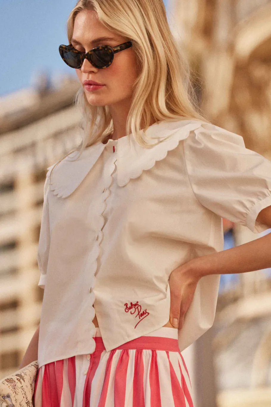 Chemises Et Blouses|Balzac Chemise Felicie Blanc Naturel