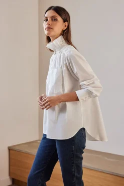 Chemises Et Blouses|Balzac Chemise Leonor Blanc Naturel