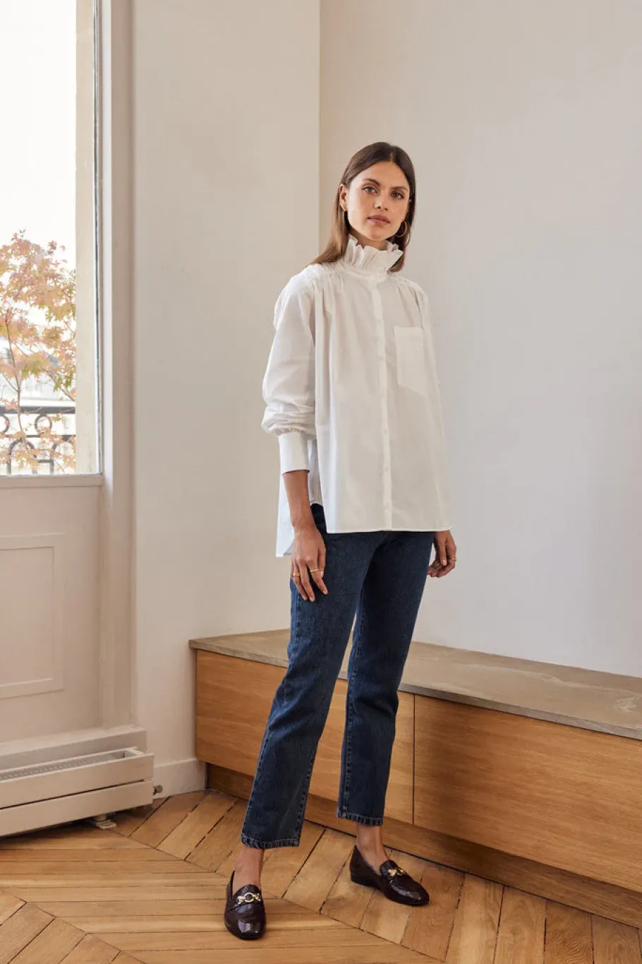 Chemises Et Blouses|Balzac Chemise Leonor Blanc Naturel