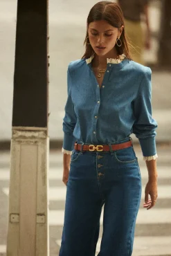 Chemises Et Blouses|Balzac Chemise Leopoldine Bleu