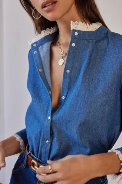 Chemises Et Blouses|Balzac Chemise Leopoldine Bleu