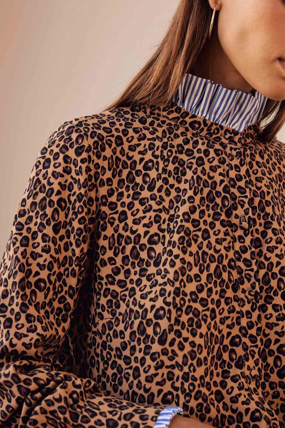 Chemises Et Blouses|Balzac Chemise Mina Leopard