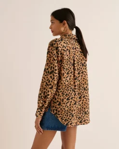 Chemises Et Blouses|Balzac Chemise Sam Guepard Cappuccino