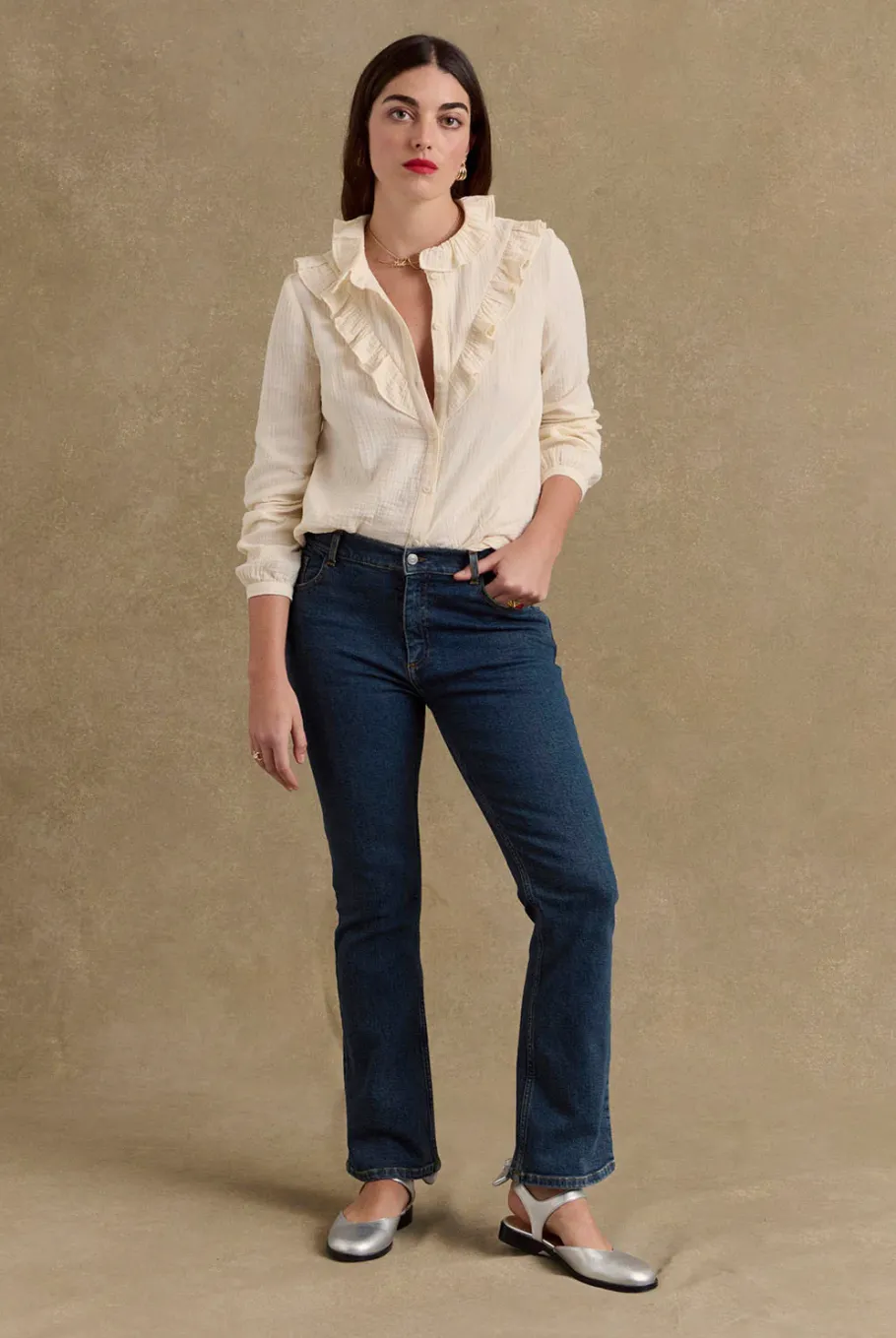 Chemises Et Blouses|Balzac Chemise Zora Ecru