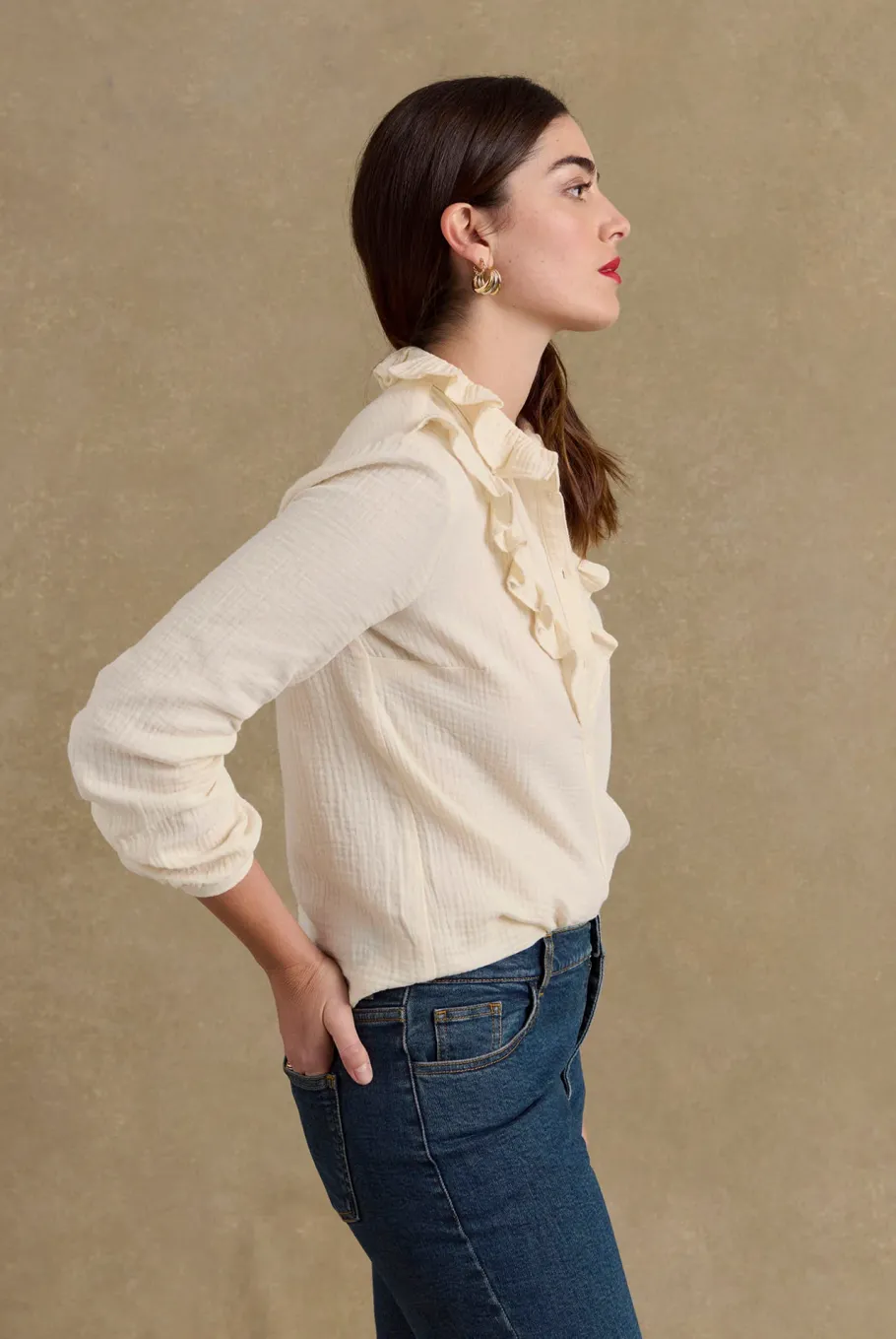 Chemises Et Blouses|Balzac Chemise Zora Ecru