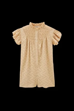 Combinaisons|Balzac Combishort Jade Broderie Anglaise Beige