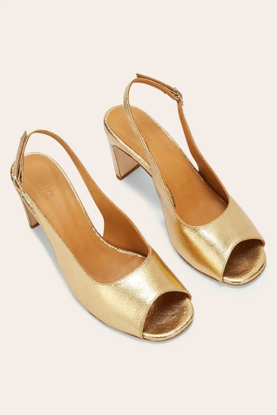 Babies, Sandales Et Escarpins|Balzac Escarpins Ode Dore Craquele