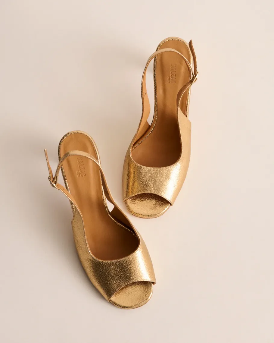 Babies, Sandales Et Escarpins|Balzac Escarpins Ode Dore Craquele
