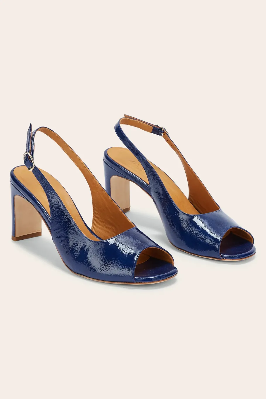 Babies, Sandales Et Escarpins|Balzac Escarpins Ode Vernis Froisse Bleu Nuit