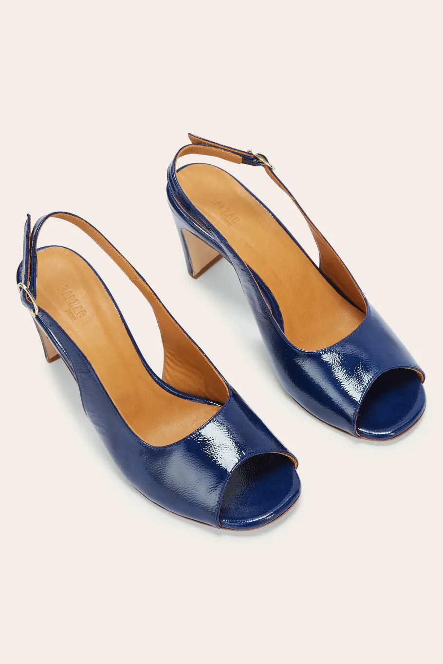 Babies, Sandales Et Escarpins|Balzac Escarpins Ode Vernis Froisse Bleu Nuit