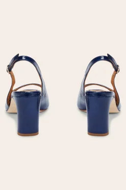 Babies, Sandales Et Escarpins|Balzac Escarpins Ode Vernis Froisse Bleu Nuit