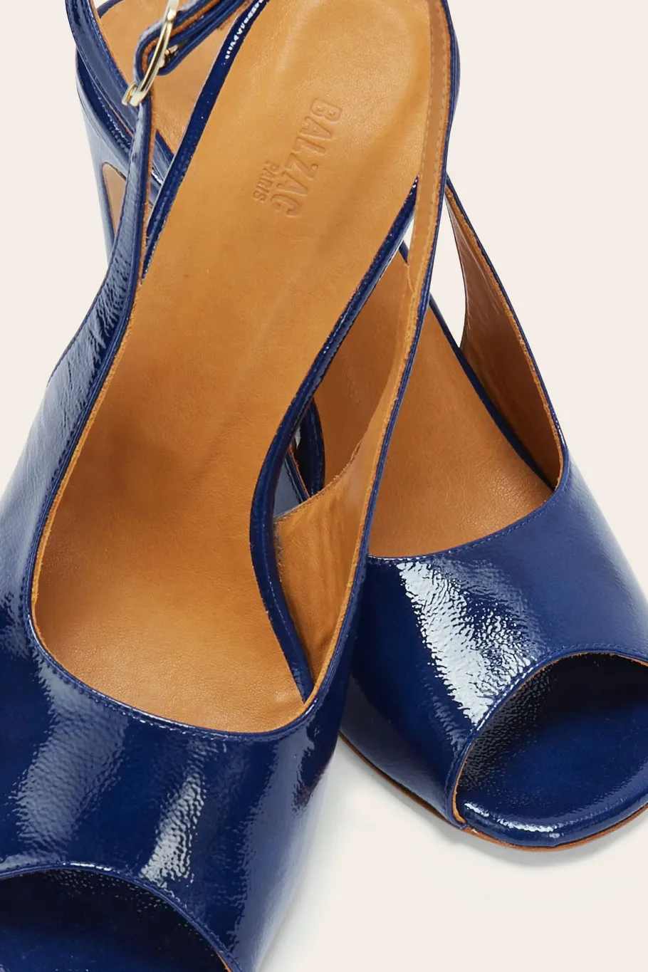 Babies, Sandales Et Escarpins|Balzac Escarpins Ode Vernis Froisse Bleu Nuit