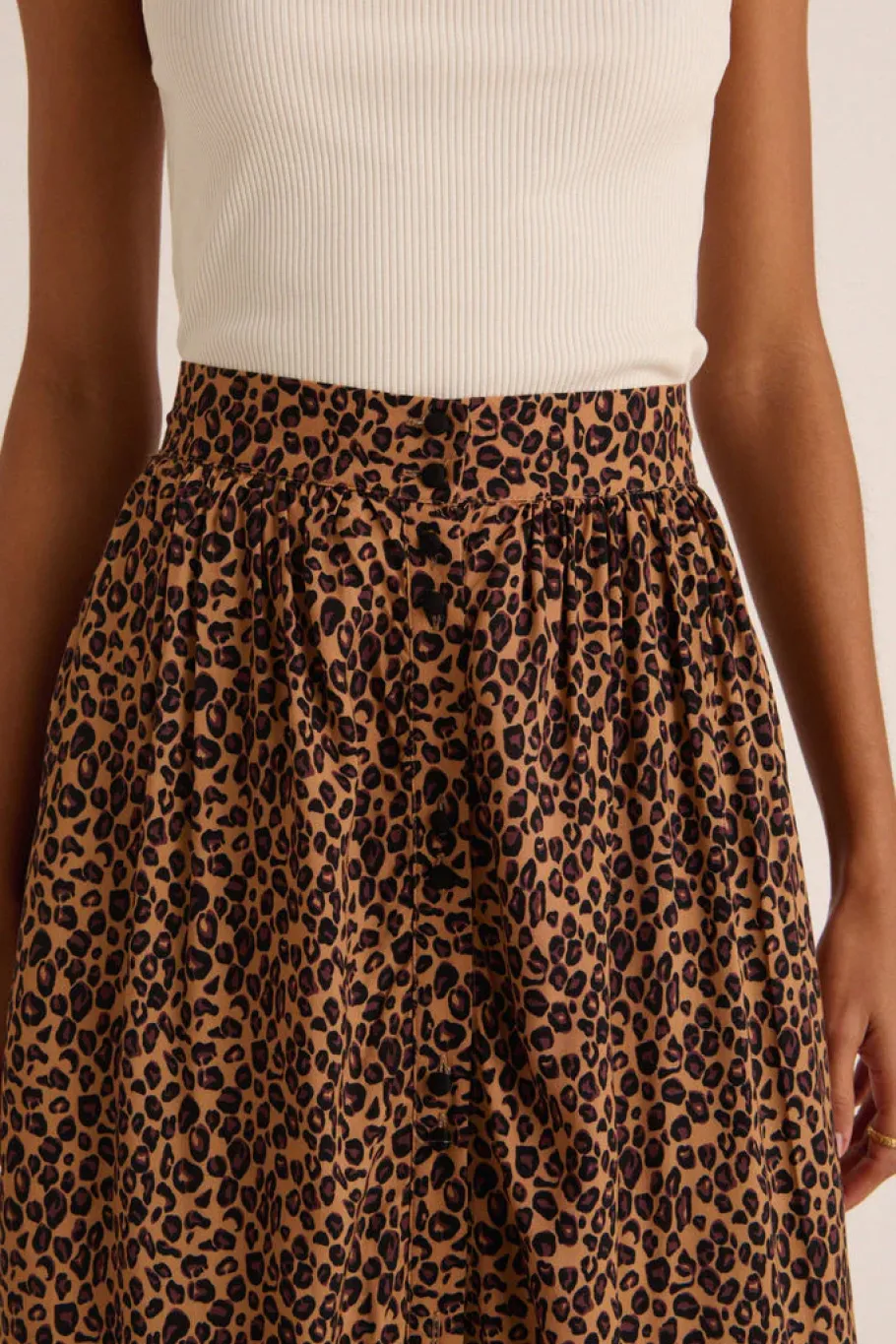 Jupes Et Shorts|Balzac Jupe Sally Leopard
