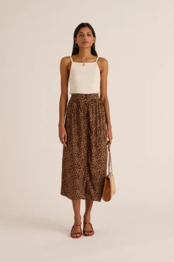 Jupes Et Shorts|Balzac Jupe Sally Leopard