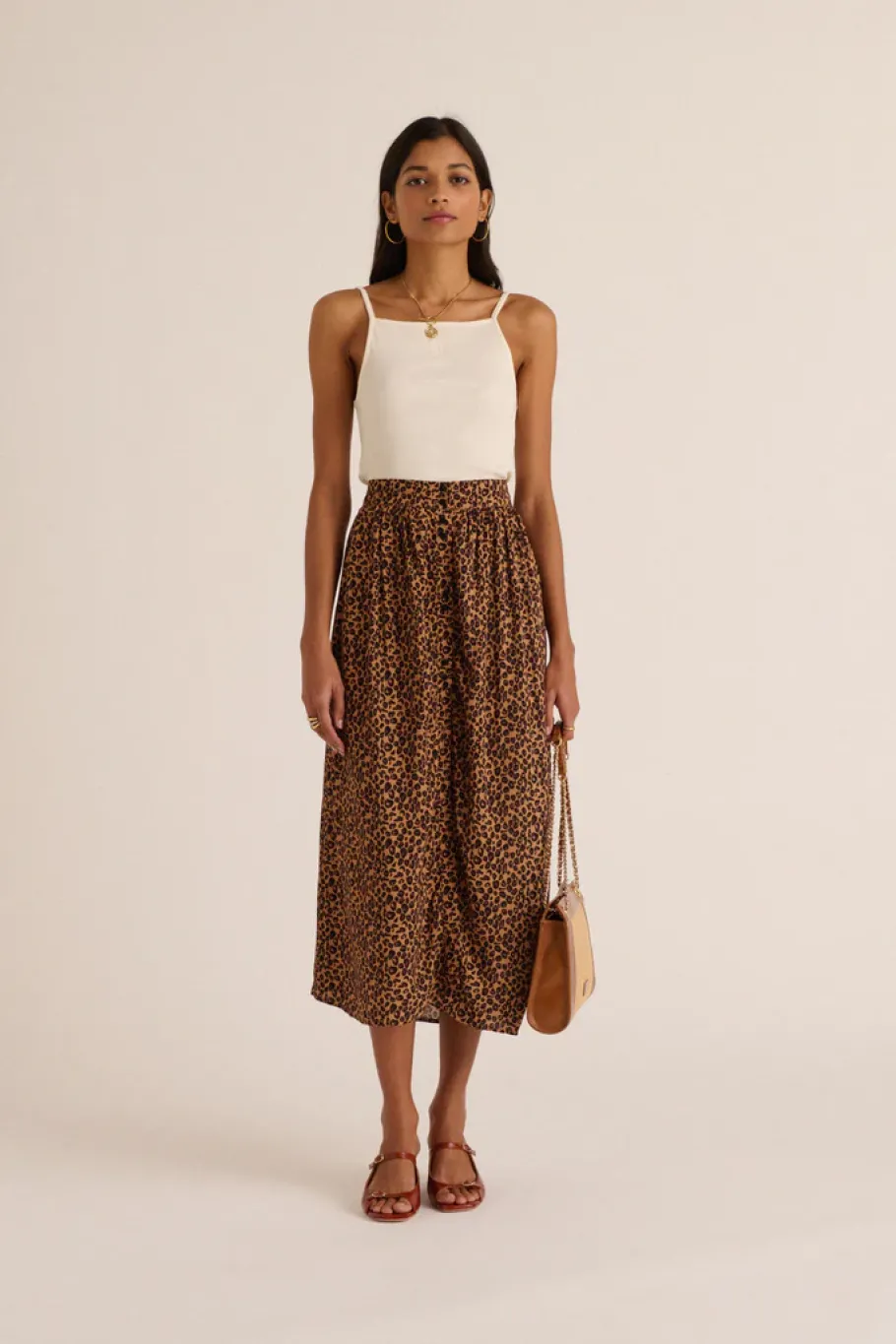 Jupes Et Shorts|Balzac Jupe Sally Leopard