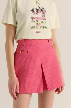 Jupes Et Shorts|Balzac Jupe-Short Mayeul Rose