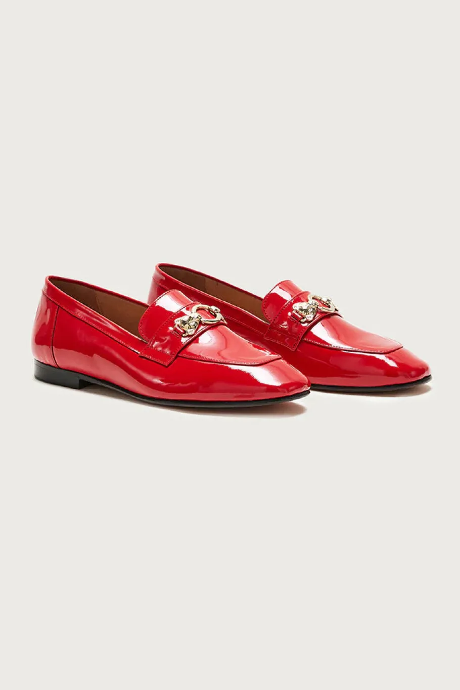 Mocassins Et Sabots|Balzac Mocassins Flavie Vernis Rouge