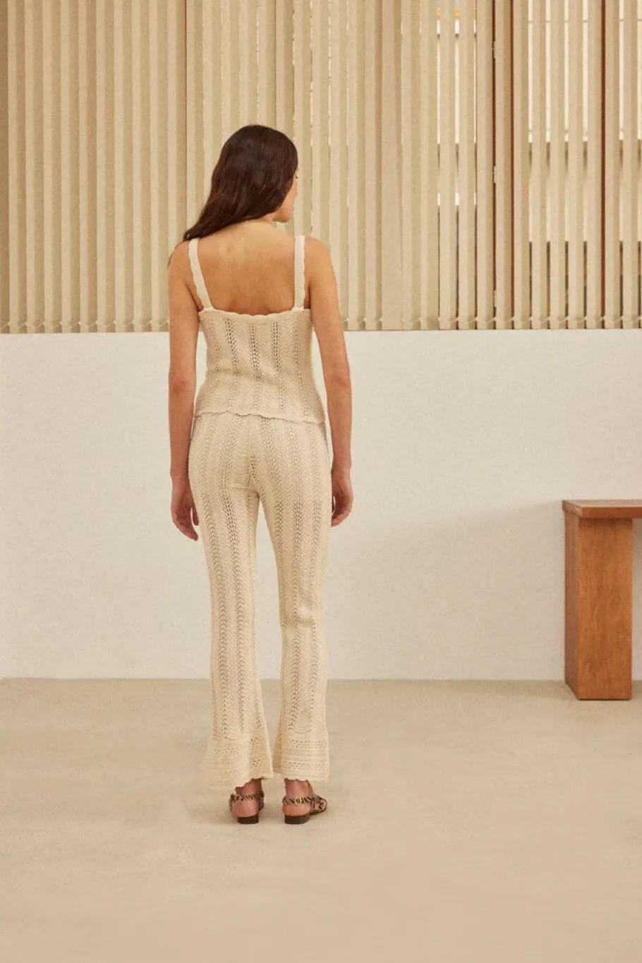 Pantalons|Balzac Pantalon Marbre Ecru