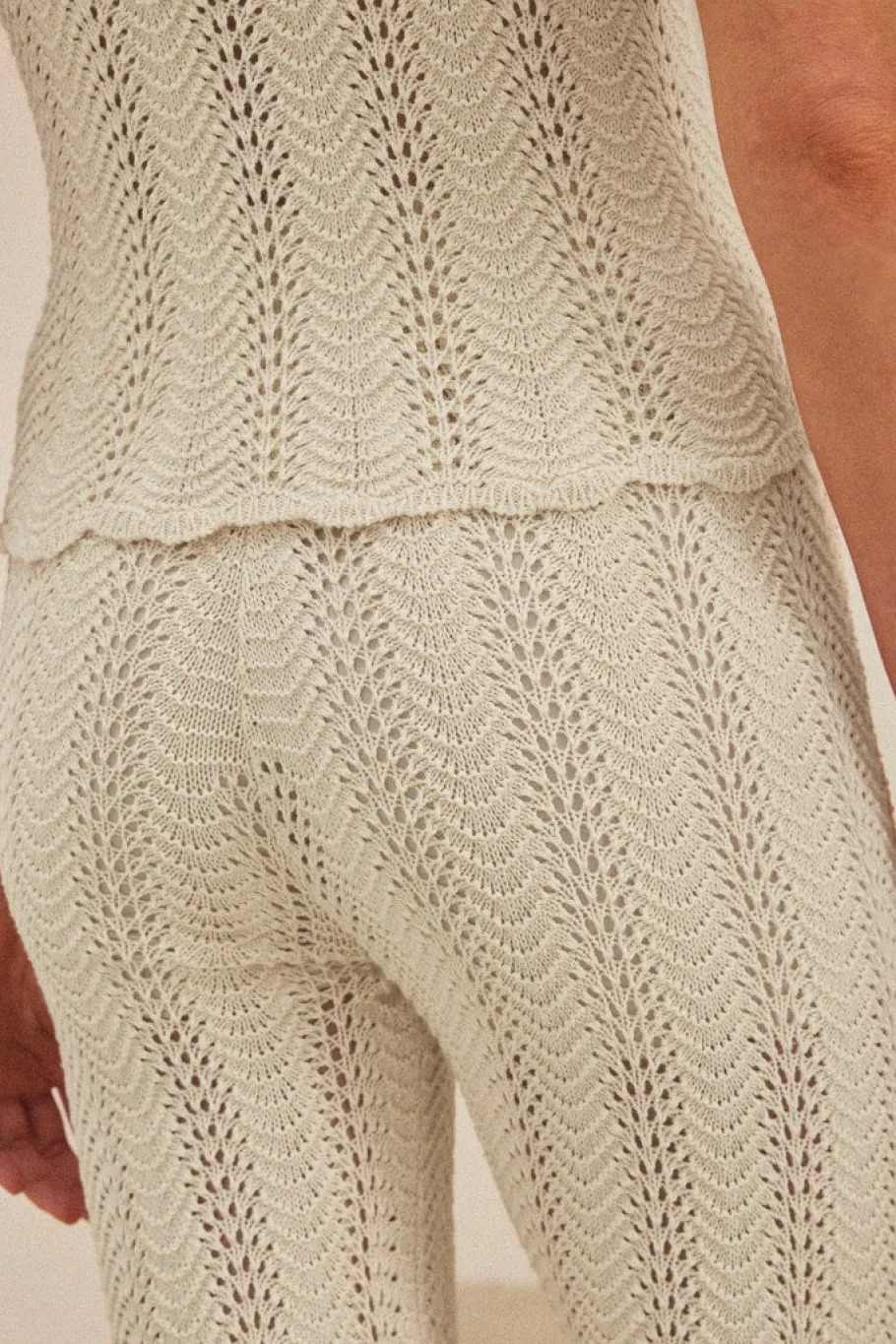 Pantalons|Balzac Pantalon Marbre Ecru