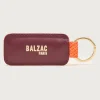 Petite Maroquinerie|Balzac Porte-Cles Nestor Orange Et Bordeaux