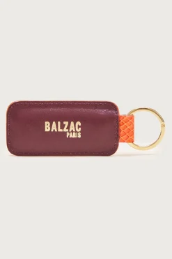 Petite Maroquinerie|Balzac Porte-Cles Nestor Orange Et Bordeaux