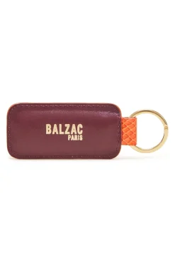Petite Maroquinerie|Balzac Porte-Cles Nestor Orange Et Bordeaux