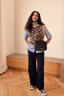 Pulls Et Cardigans|Balzac Pull Blason Leopard