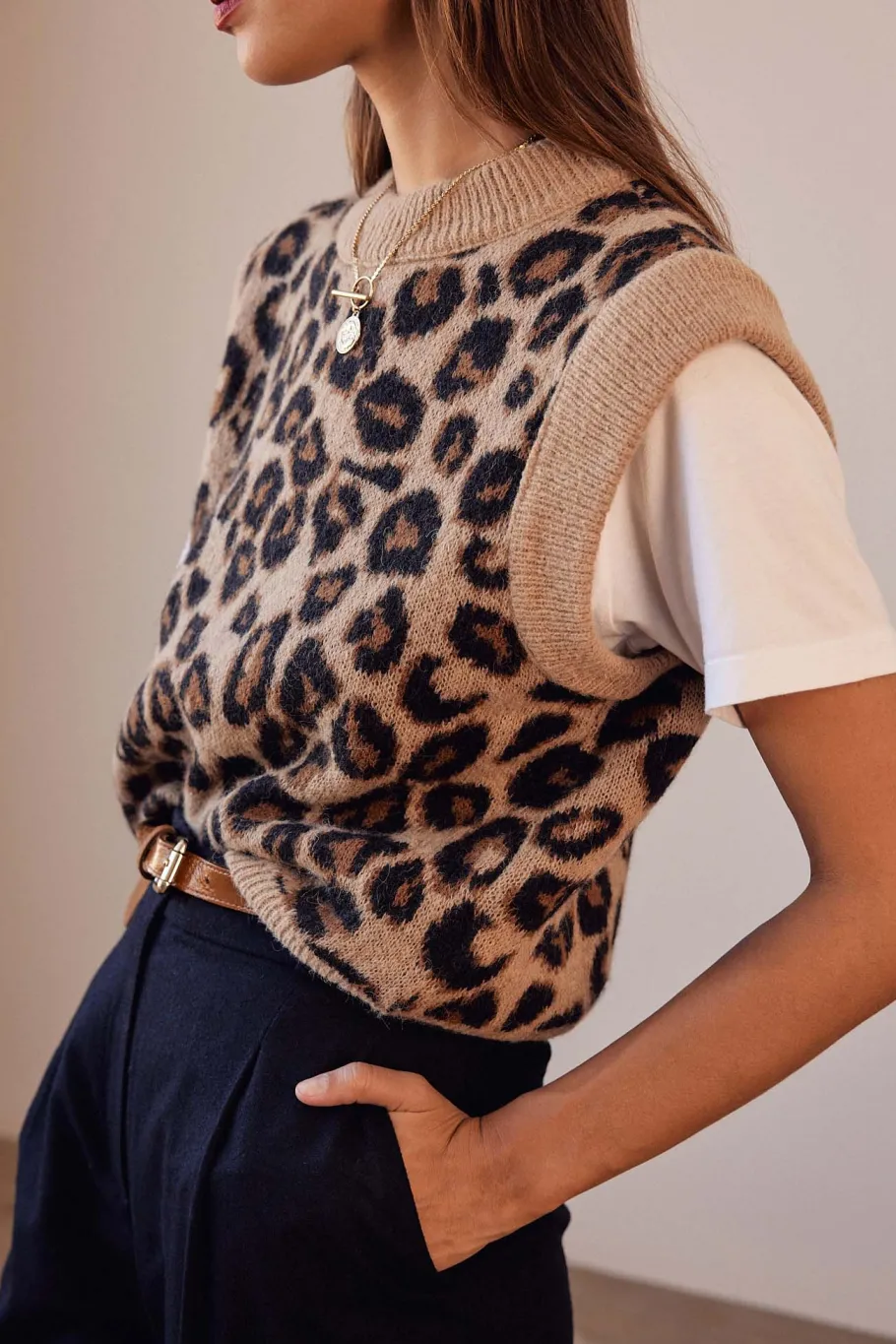 Pulls Et Cardigans|Balzac Pull Blason Leopard