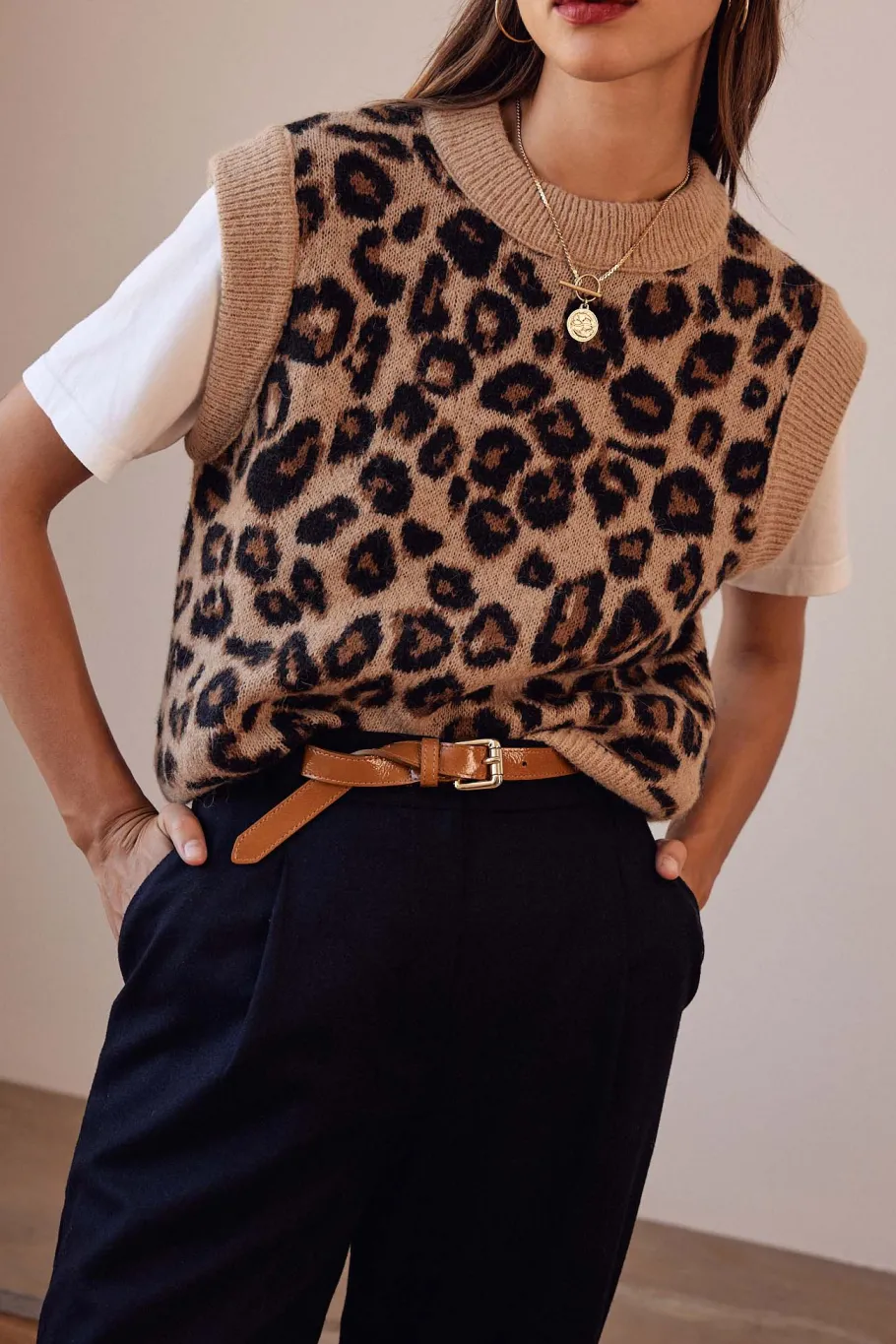 Pulls Et Cardigans|Balzac Pull Blason Leopard