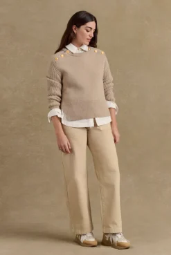 Pulls Et Cardigans|Balzac Pull Corneille Beige
