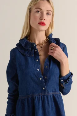 Robes|Balzac Robe Belkis Bleu Midi