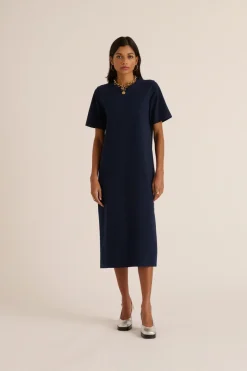 Robes|Balzac Robe Claodia Bleu Nuit