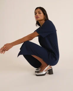 Robes|Balzac Robe Claodia Bleu Nuit