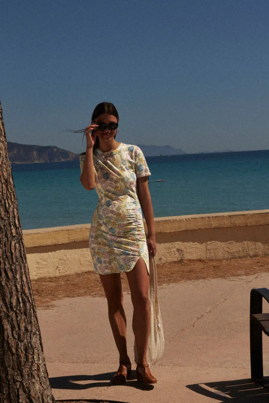 Robes|Balzac Robe Floreal Imprime Fleurs D'Ete