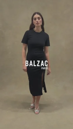 Robes|Balzac Robe Florealie Noir